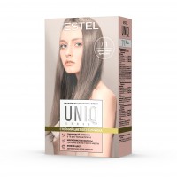 Ухаживающая краска-блеск без аммиака для волос ESTEL UNIQ SENSE 7/1 русый пепельный